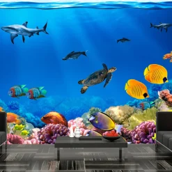 Selbstklebende Tapete 'Unterwasserreich'