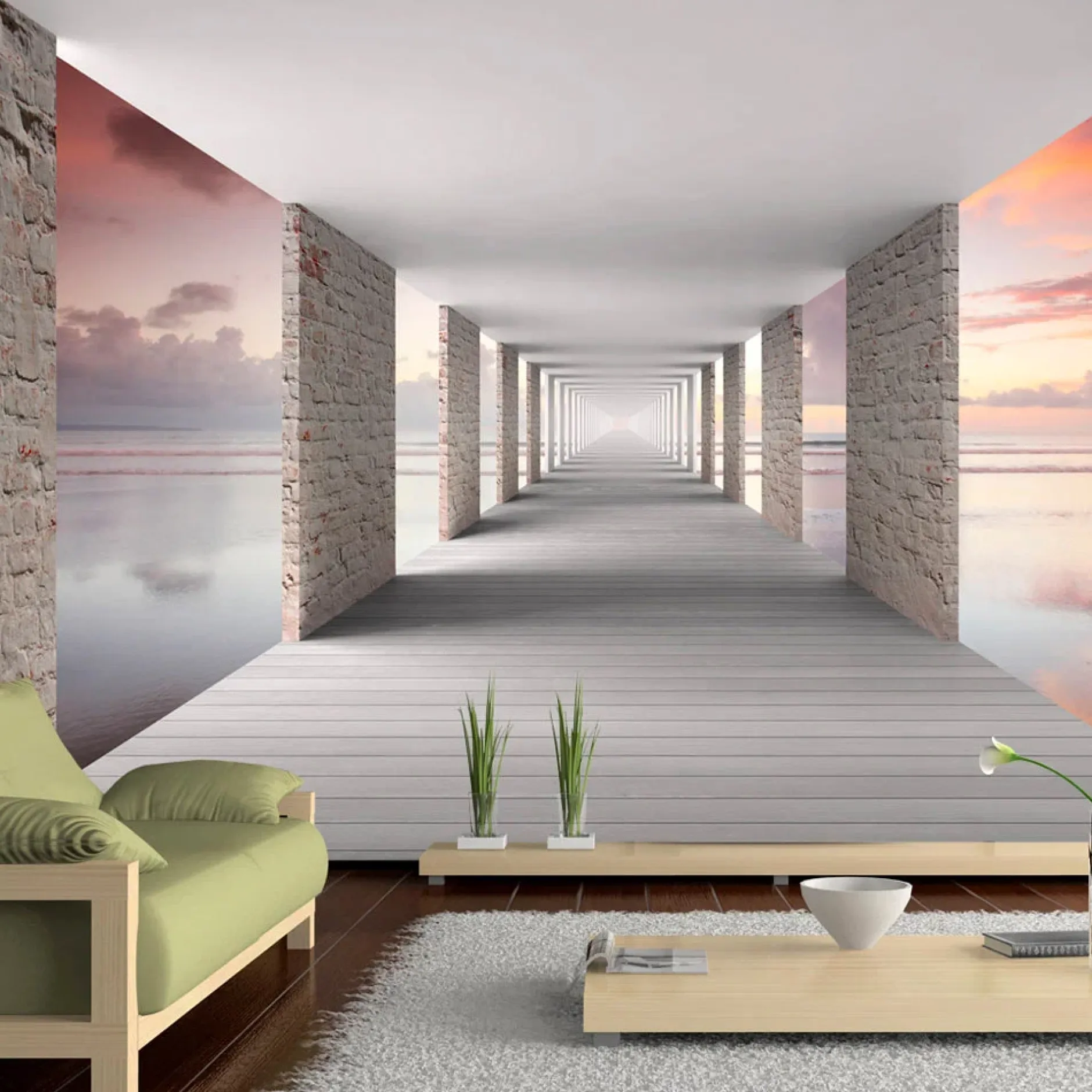 Selbstklebende Tapete 'Walk in the Sky'