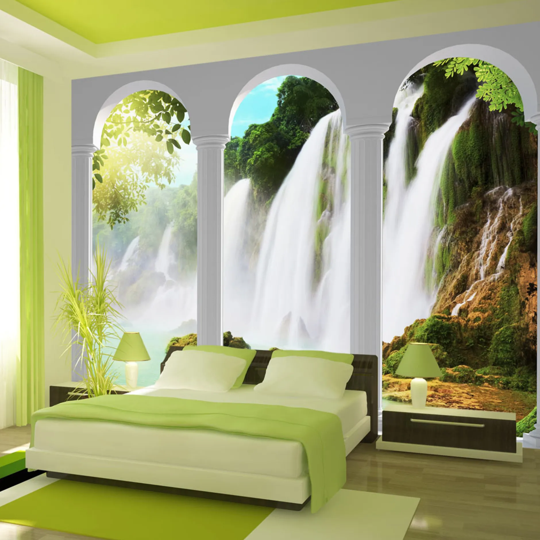 Selbstklebende Tapete 'Waterfall'