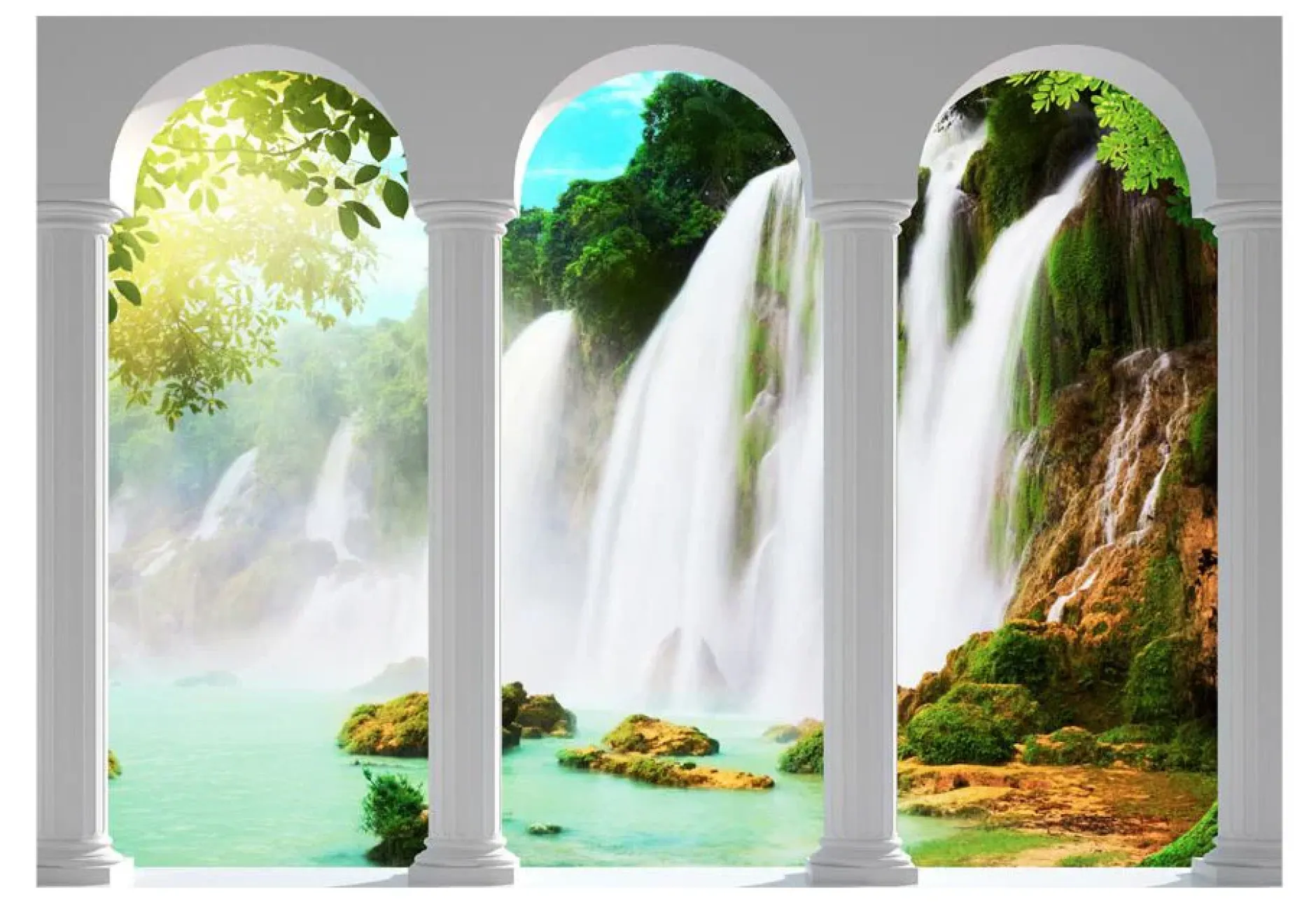 Selbstklebende Tapete 'Waterfall'