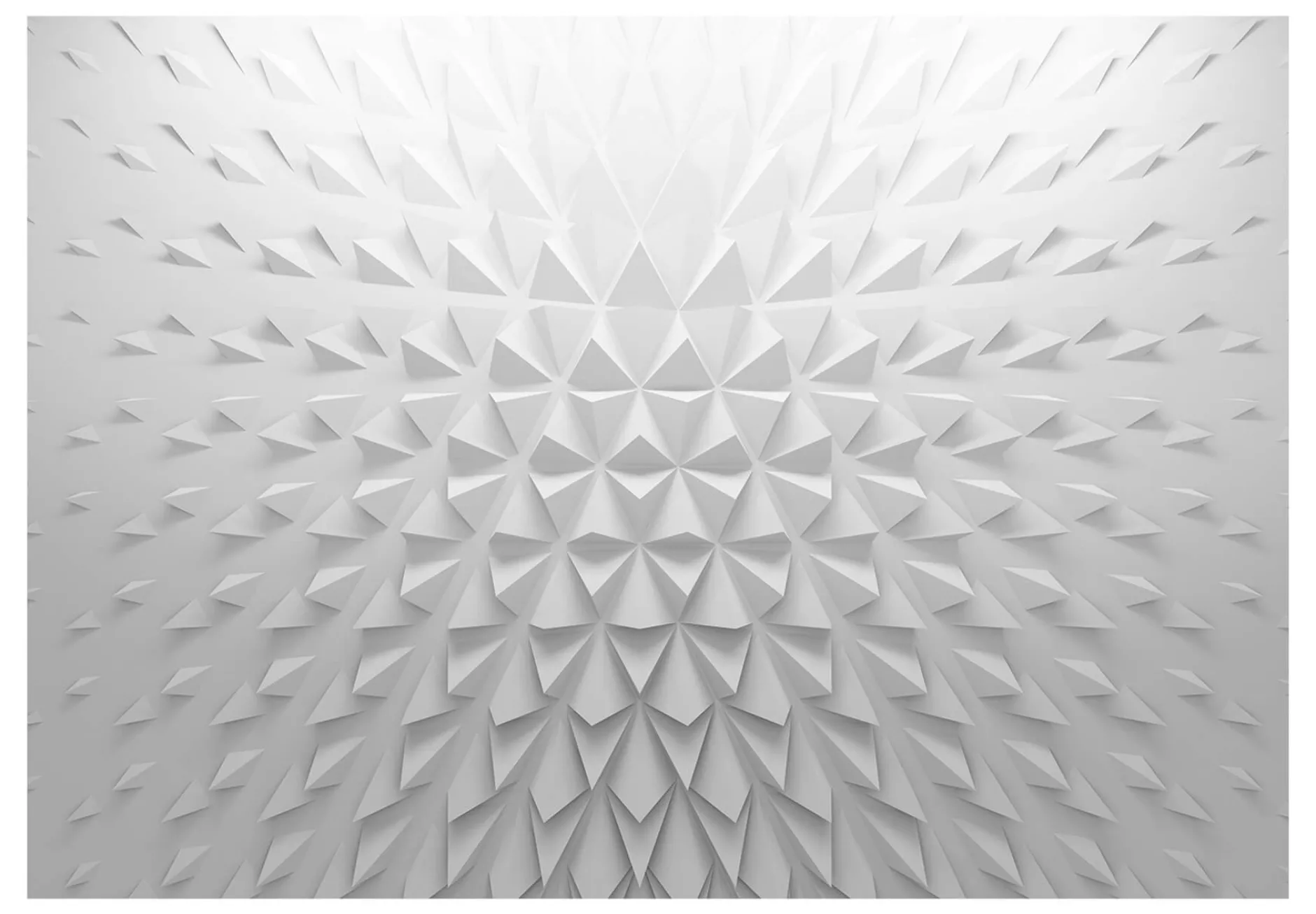 Selbstklebende Tapete 'White Pyramids'