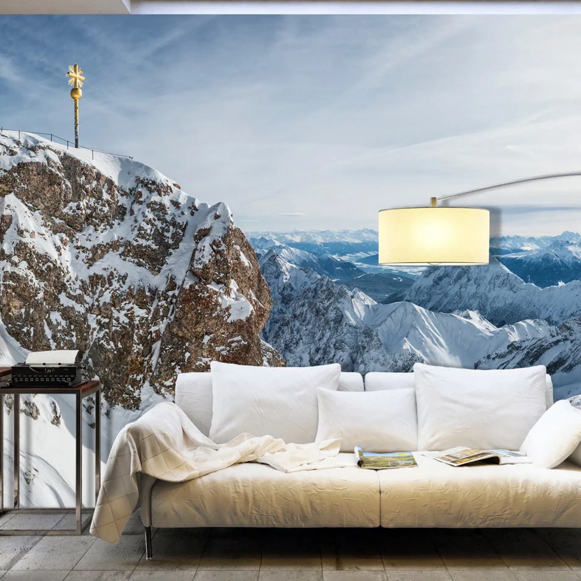 Selbstklebende Tapete 'Winter in Zugspitze'