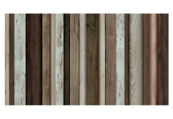 Selbstklebende Tapete 'Wooden Fan'