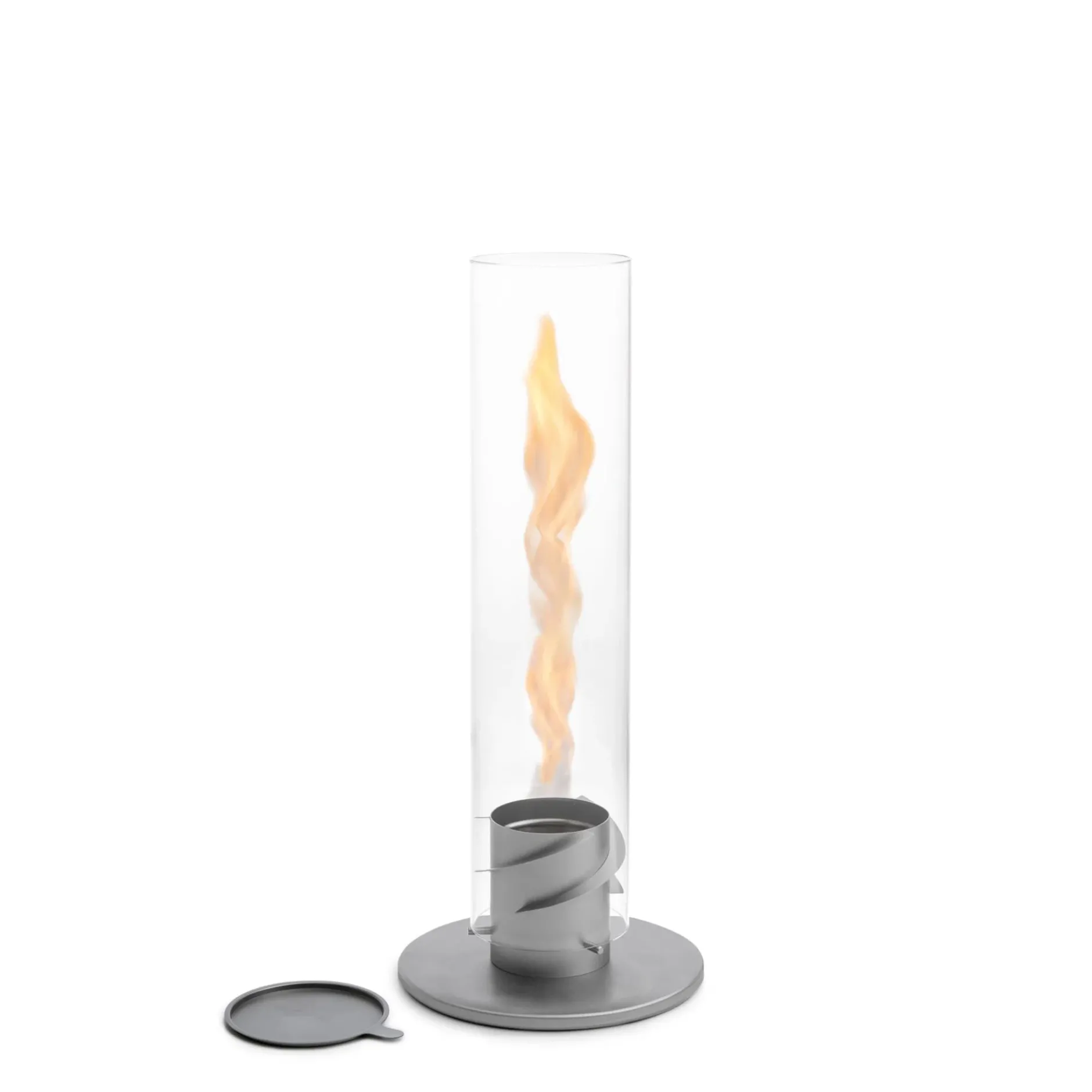SPIN 120 Tischfeuer grau | Outdoor & Indoor