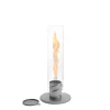 SPIN 90 Tischfeuer grau | Outdoor & Indoor