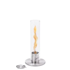 SPIN 90 Tischfeuer silber | Outdoor & Indoor