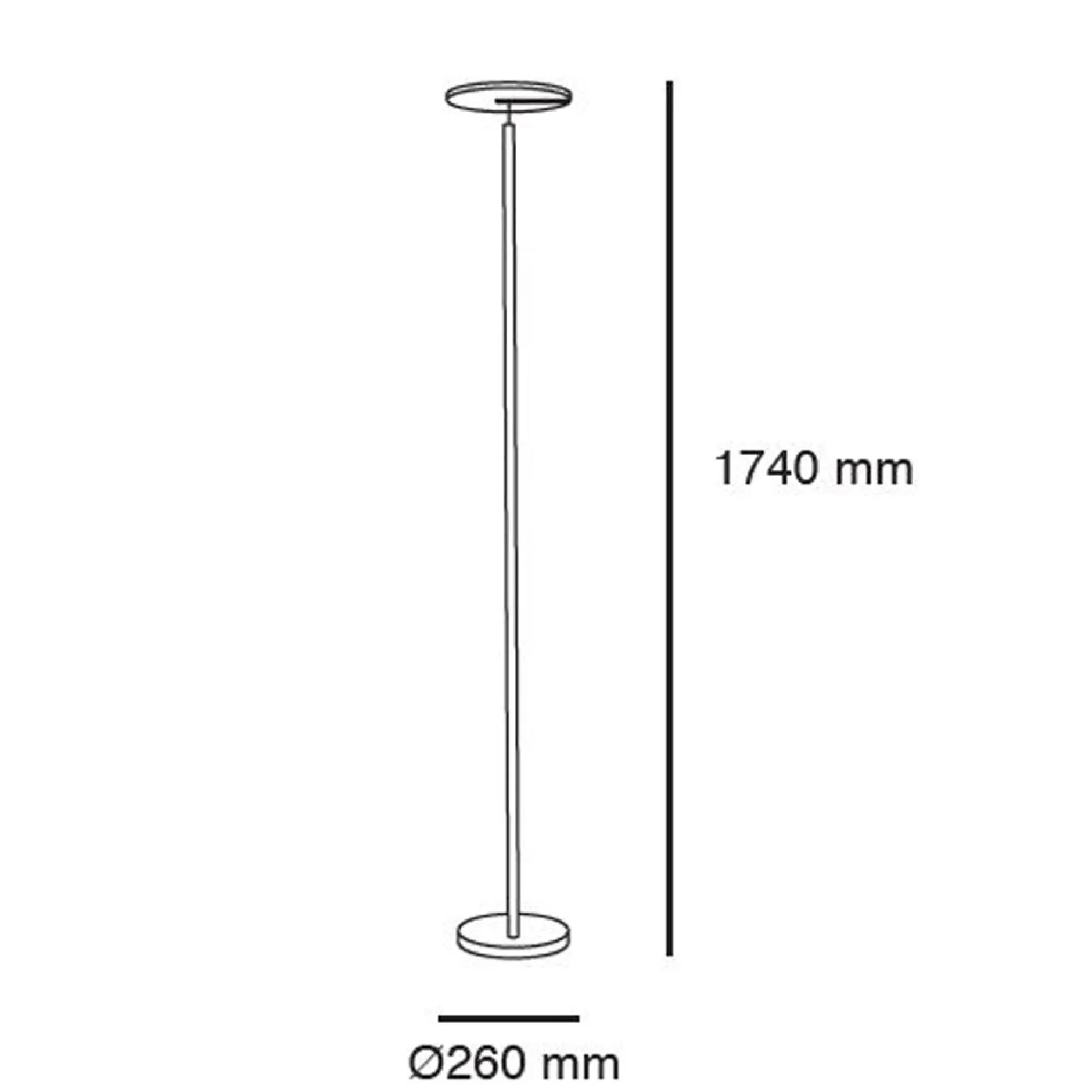 Stehlampe 'Aten SV'