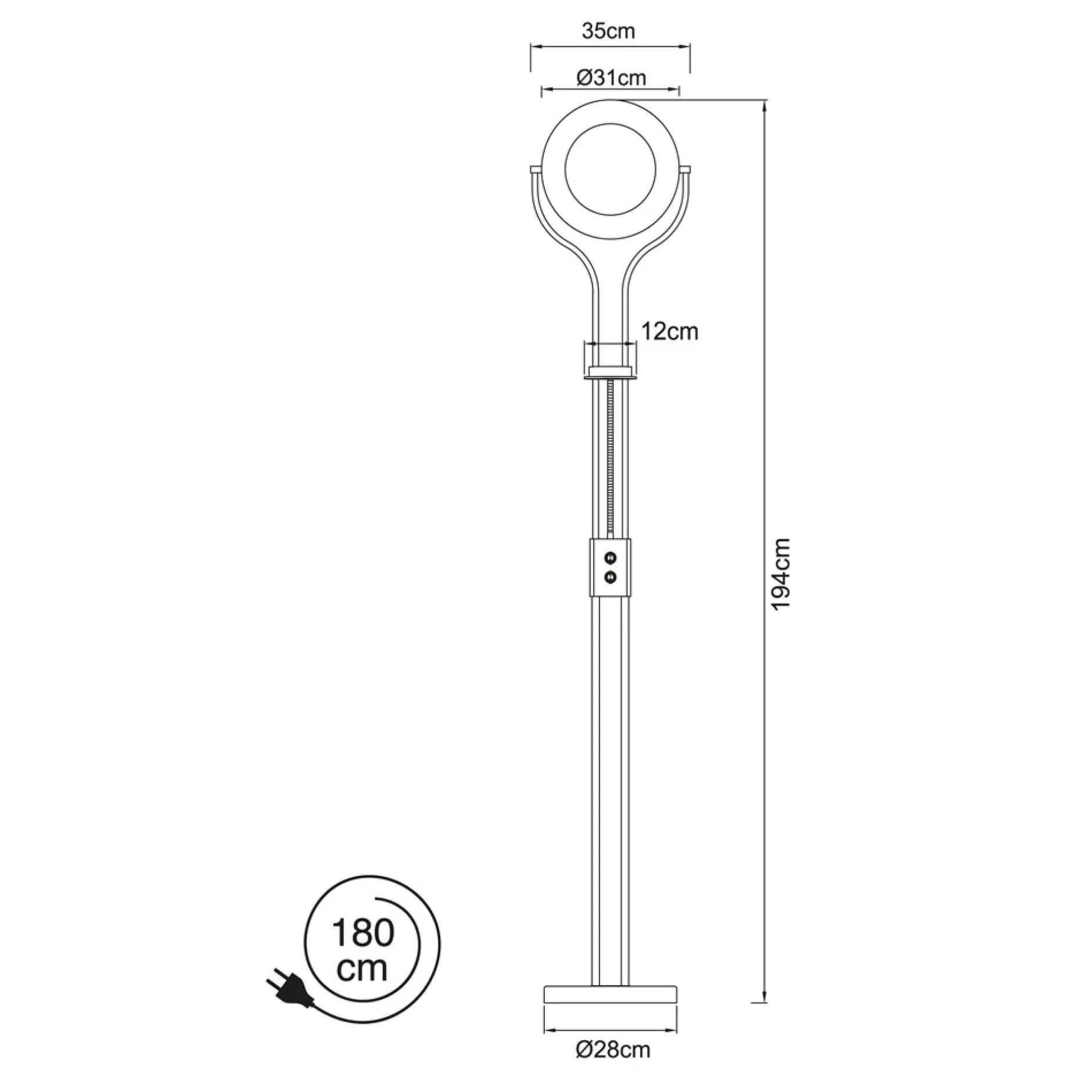 Stehlampe 'Garona G'