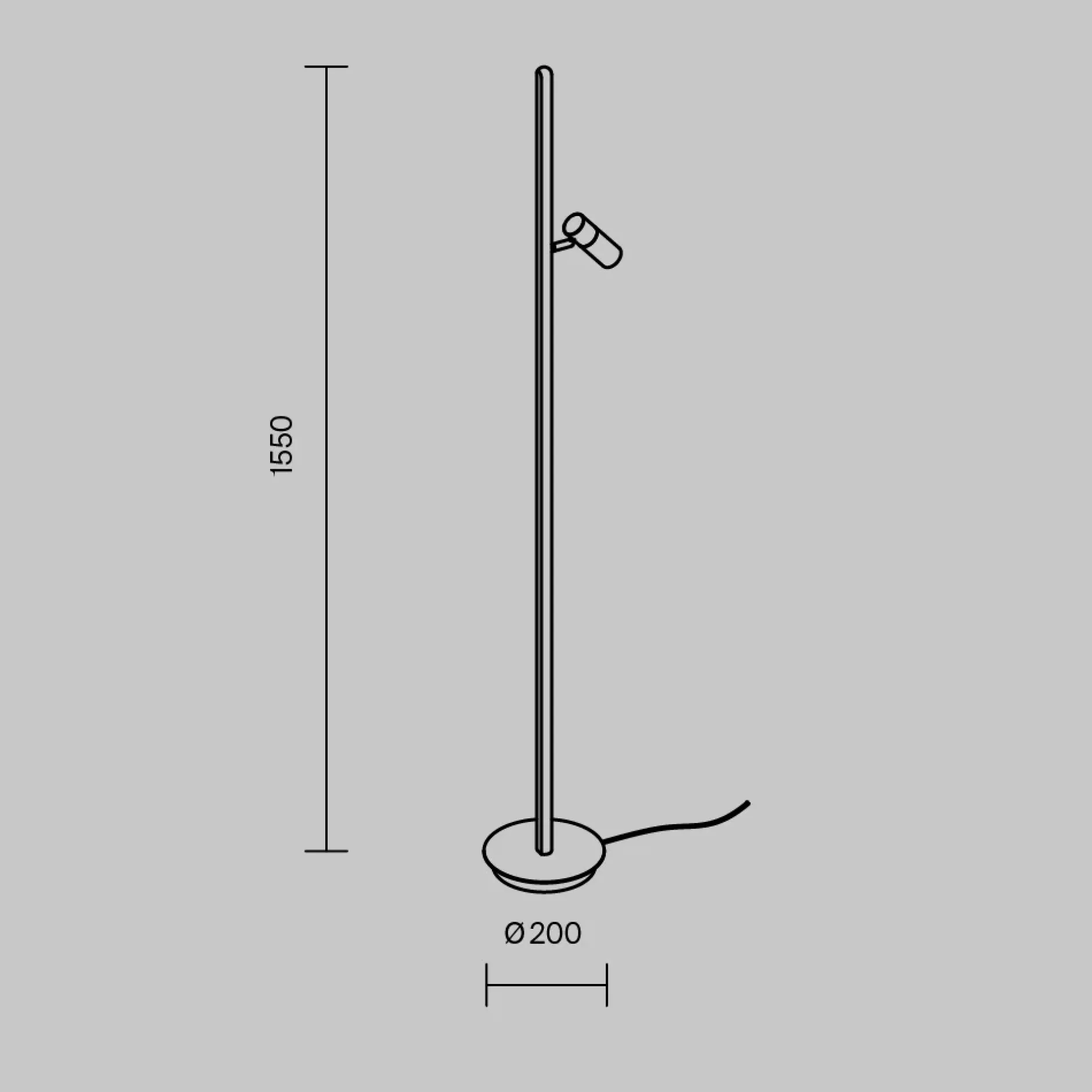 Stehlampe 'Thin'