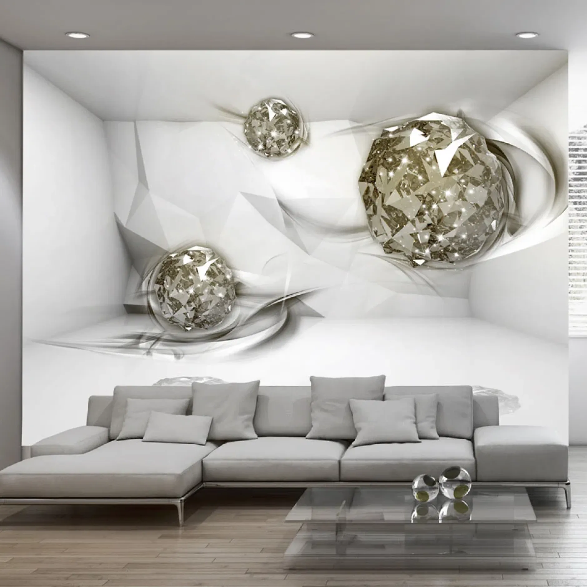 Tapete 'Abstract Diamonds'