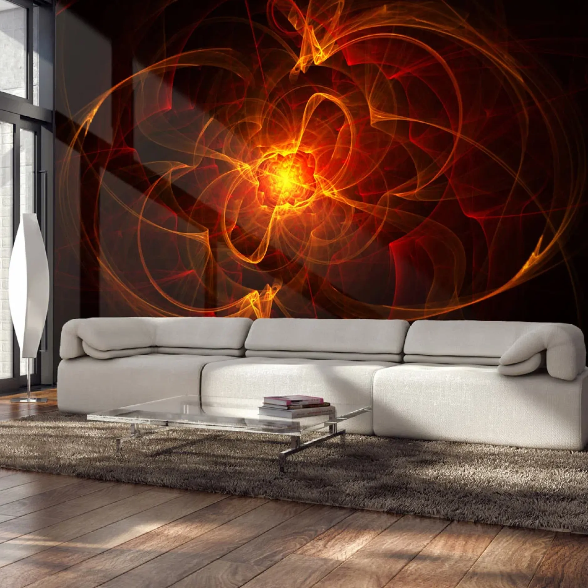 Tapete 'Abstract fire'