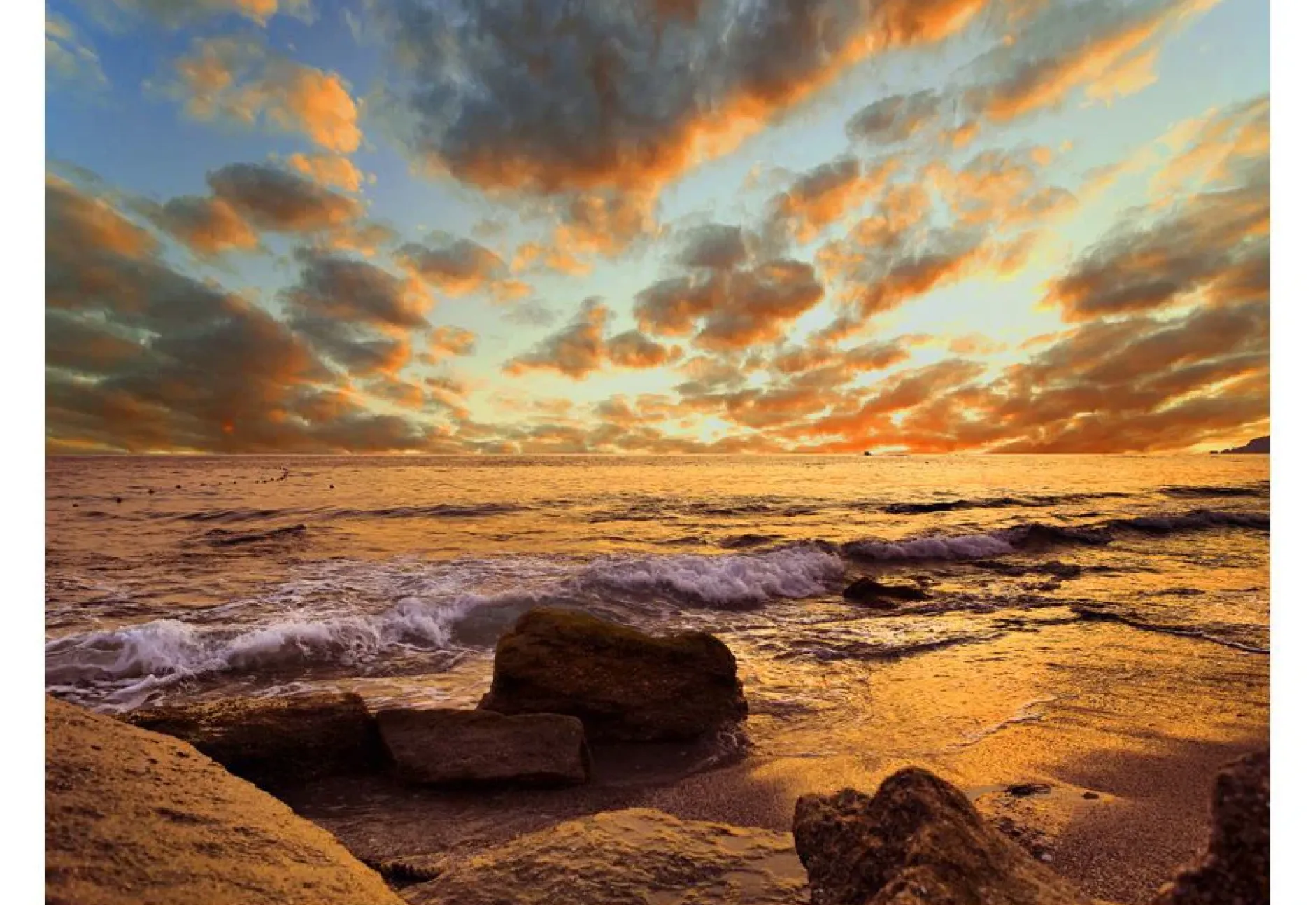 Tapete 'Am Meer in der Türkei'