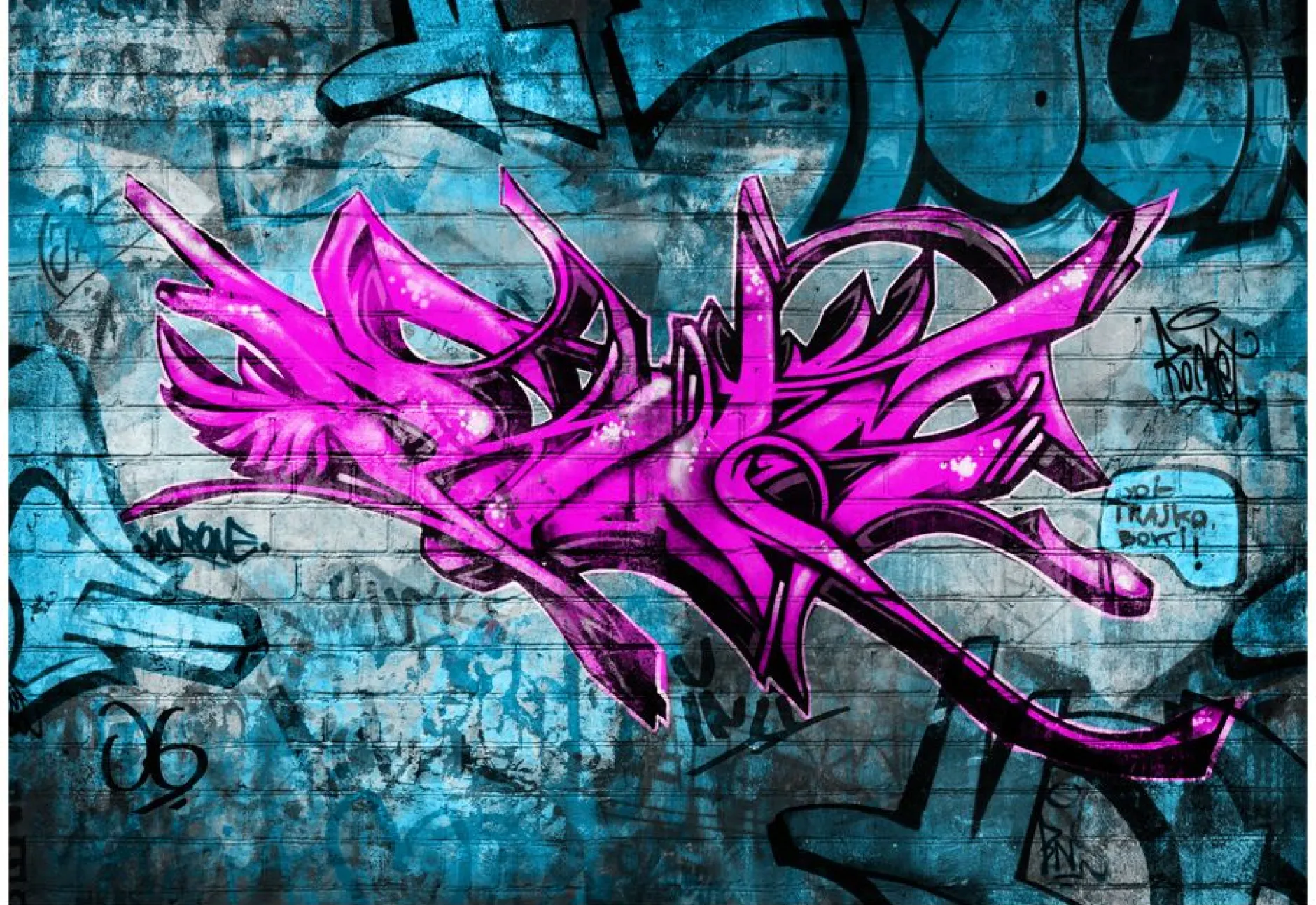 Tapete 'Anonymous graffiti'