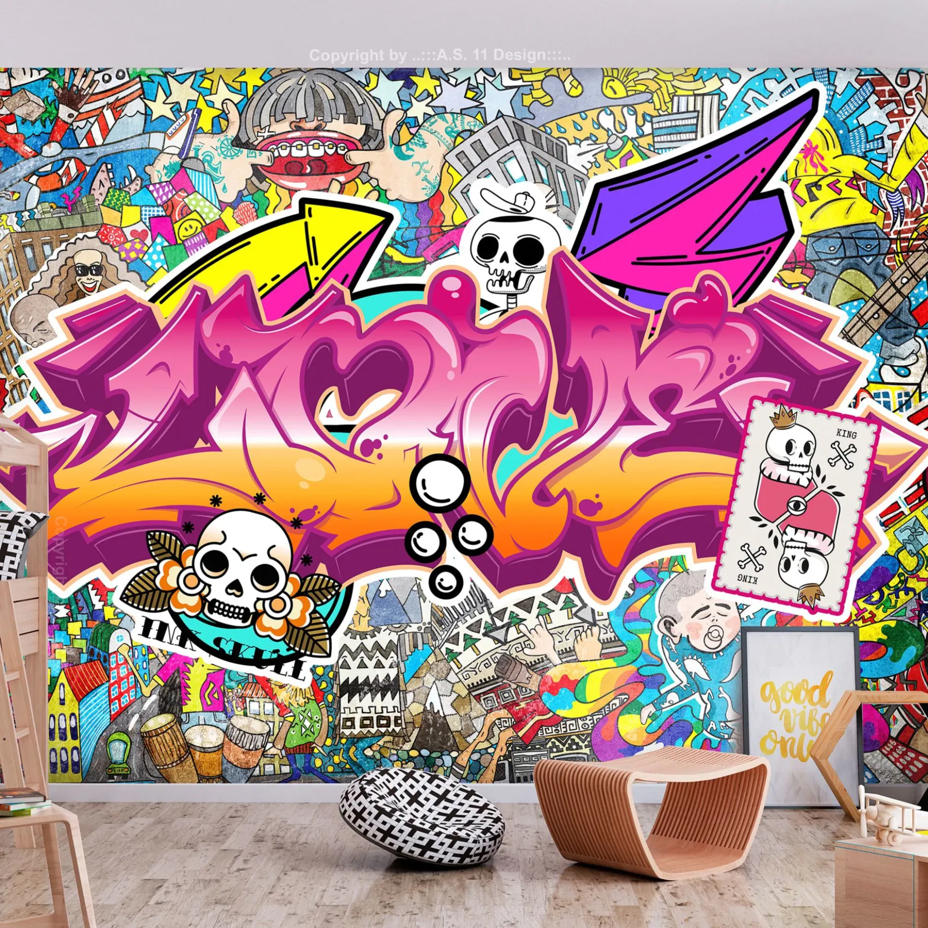 Tapete 'Art in the Street'