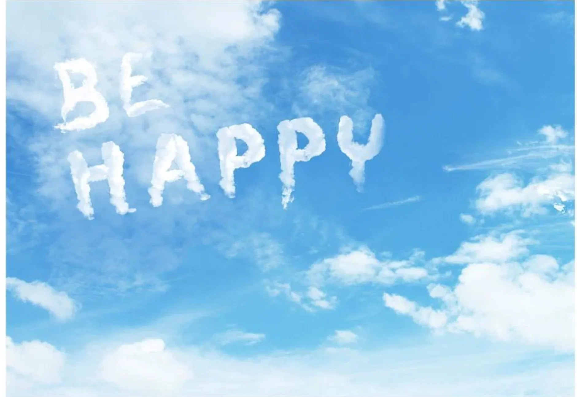 Tapete 'Be happy'