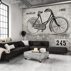 Tapete 'Bicycle (Vintage)'