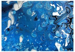 Tapete 'Blue Stream'
