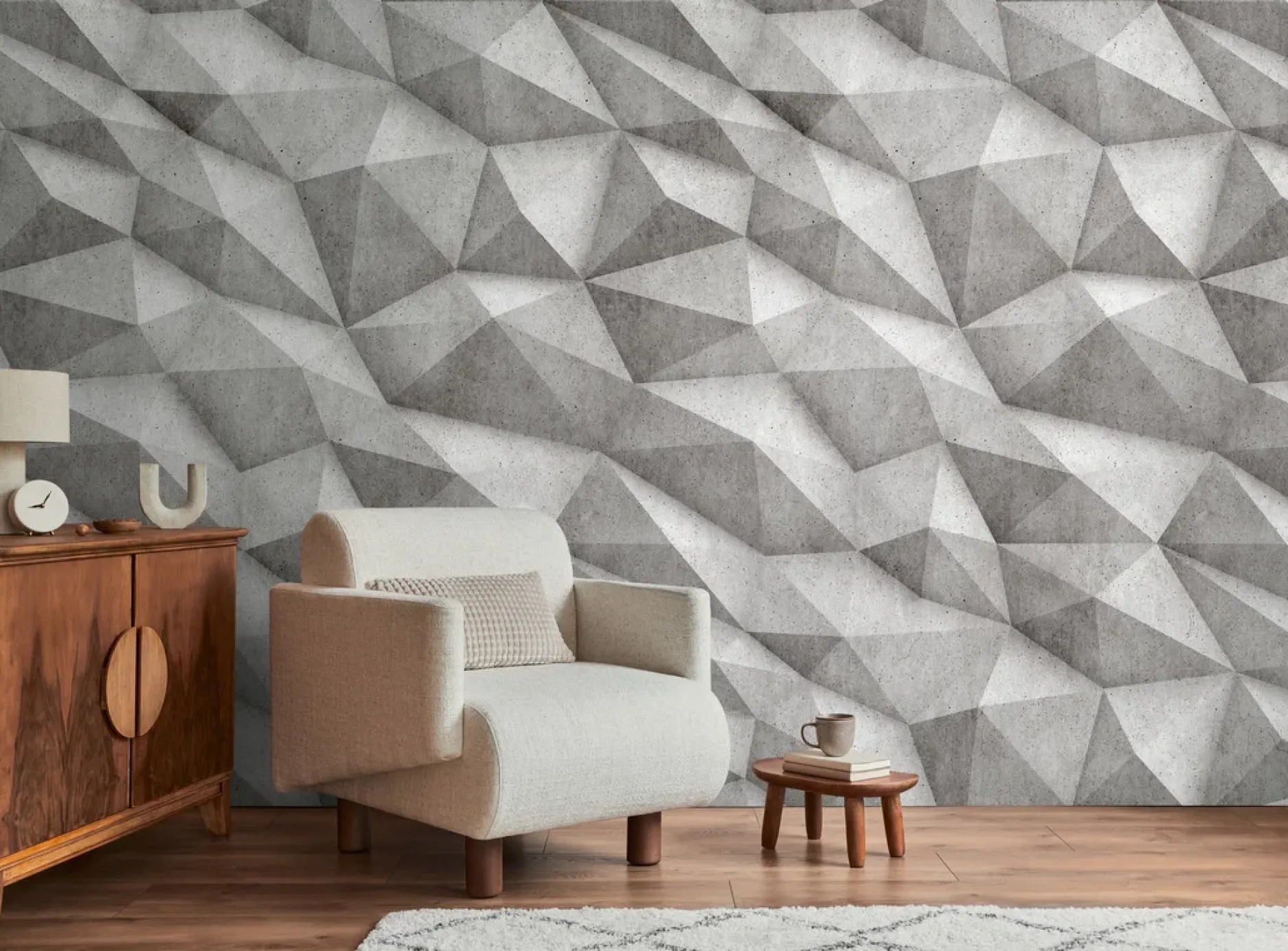 Tapete 'Bold Triangles' 159x280cm