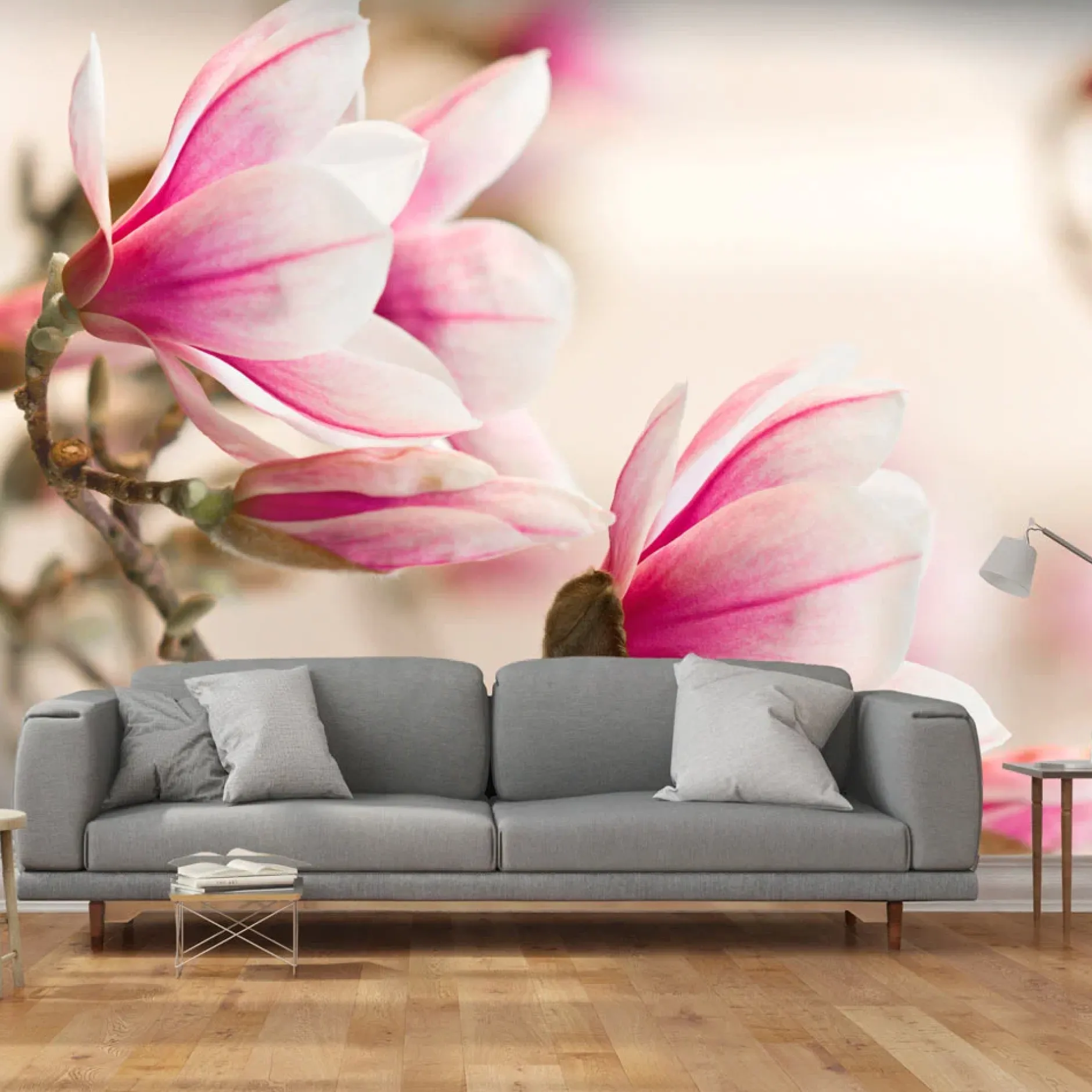 Tapete 'Branch of magnolia tree'