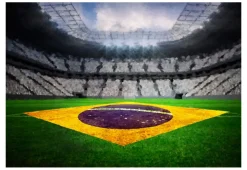 Tapete 'Brasilianisches Stadion'