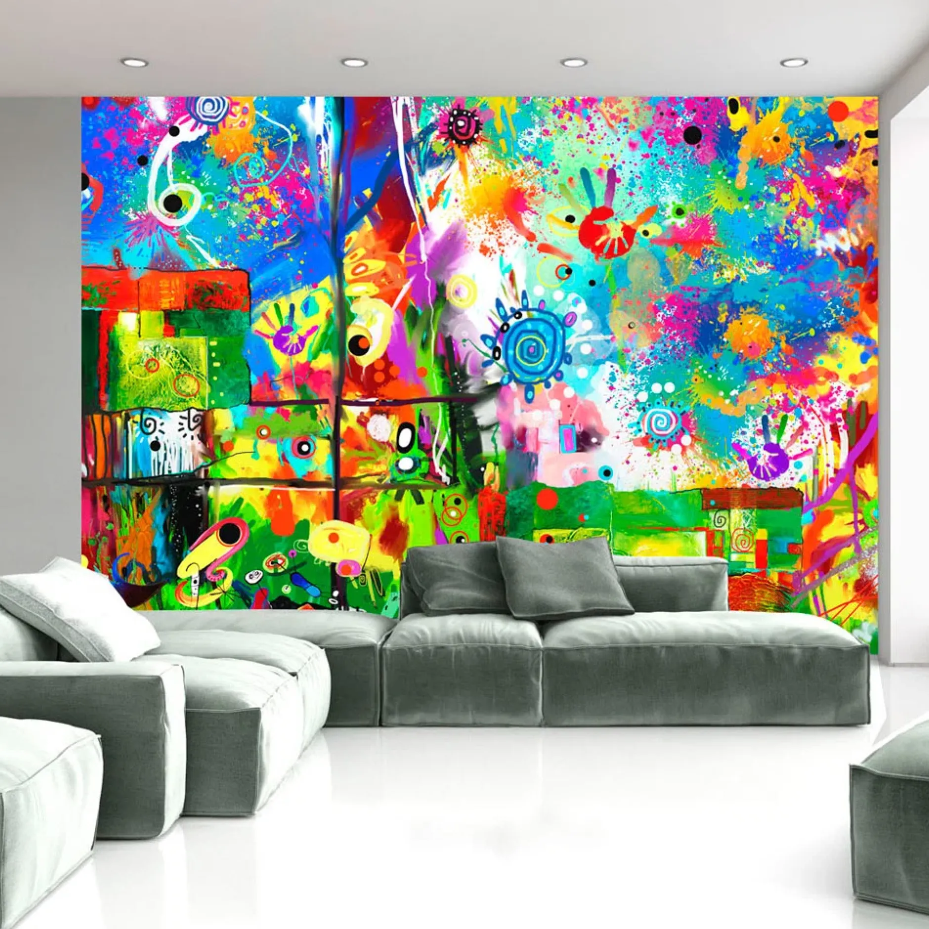 Tapete 'Bunte Fantasien'