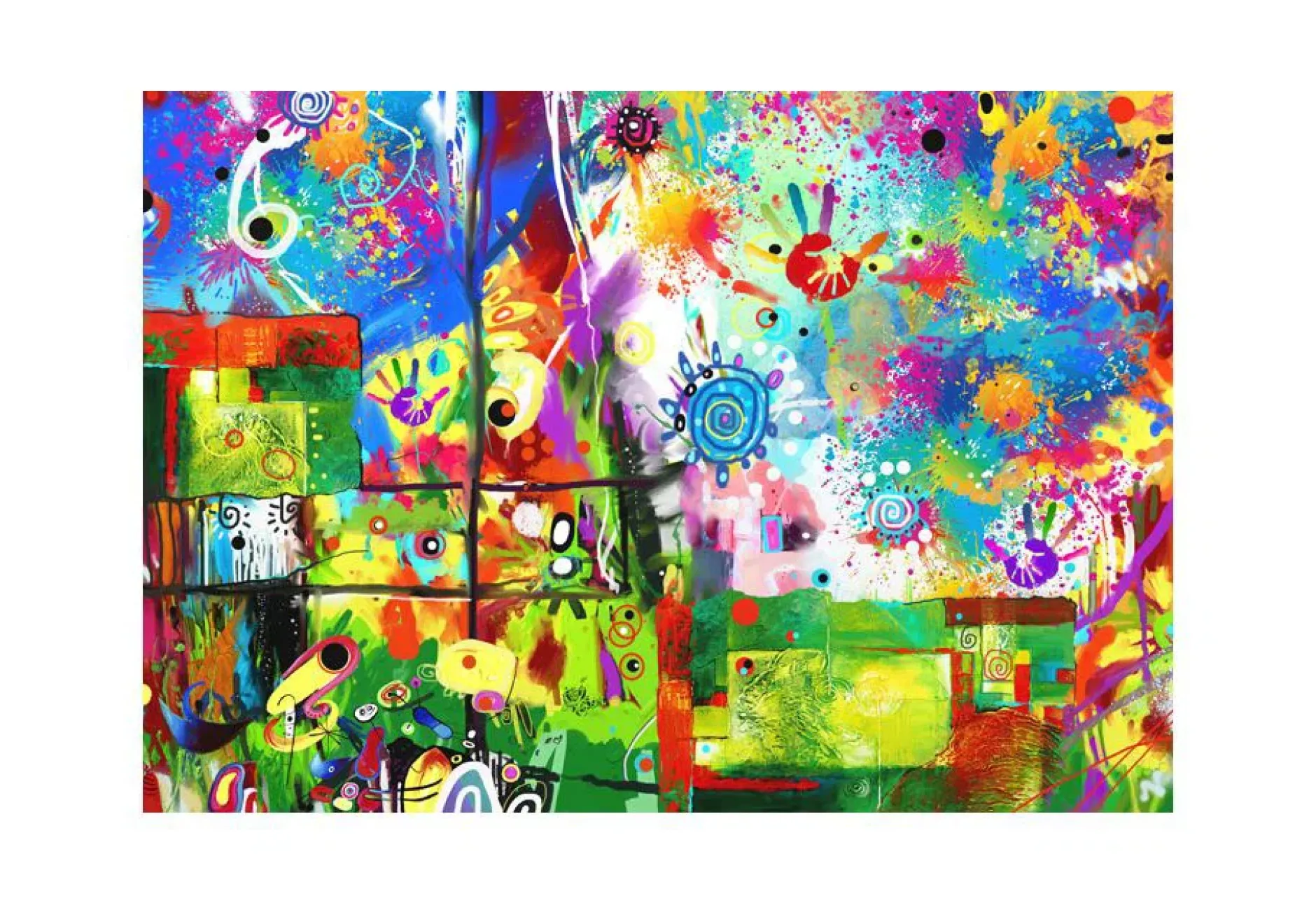 Tapete 'Bunte Fantasien'