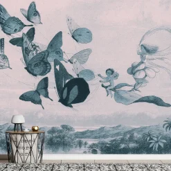 Tapete 'Butterflies and Fairy'