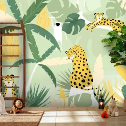 Tapete 'Cheetahs in the Jungle - First Variant'