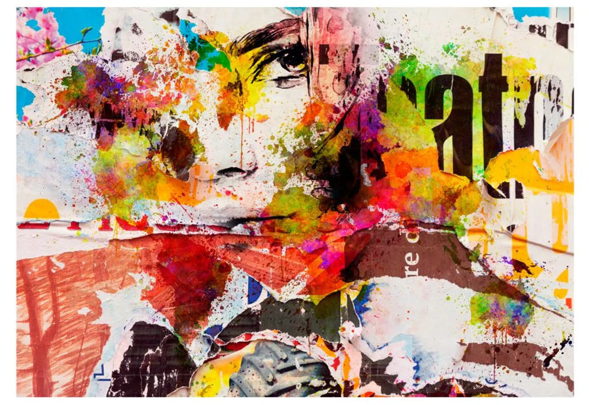 Tapete 'City Collage'