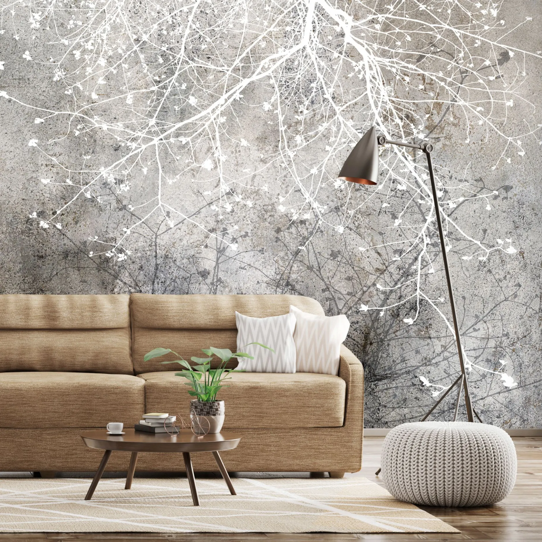 Tapete 'Clear Branching'