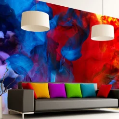 Tapete 'Colored flames'