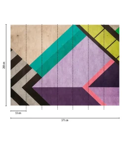 Tapete 'Color Pop' 371x280cm