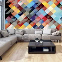Tapete 'Colour Patchwork'