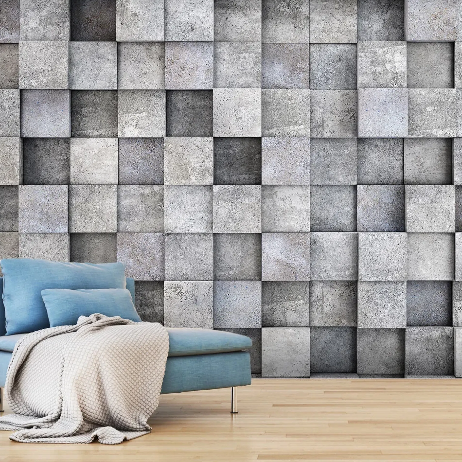 Tapete 'Concrete Cube'