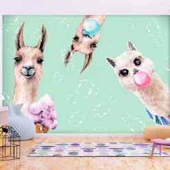 Tapete 'Crazy Llamas'
