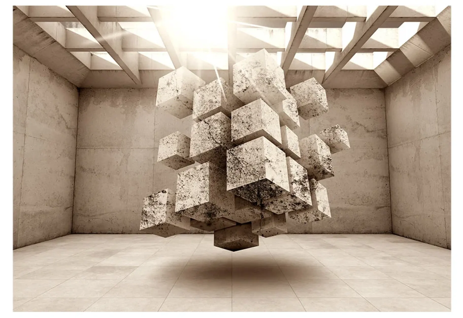 Tapete 'Cubic Hideout'