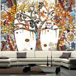 Tapete 'Decorated Tree'