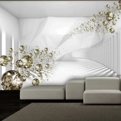 Tapete 'Diamond Corridor (Grey)'