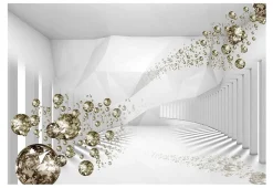 Tapete 'Diamond Corridor (Grey)'