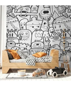 Tapete 'Doodle Madness' 159x280cm