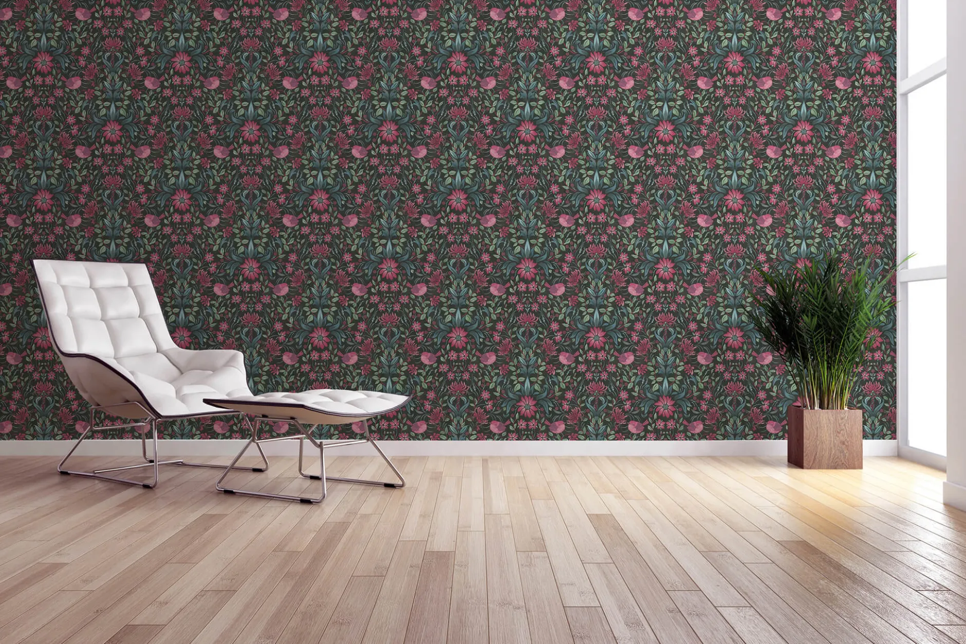Tapete 'Early Flowers' 53x1005cm