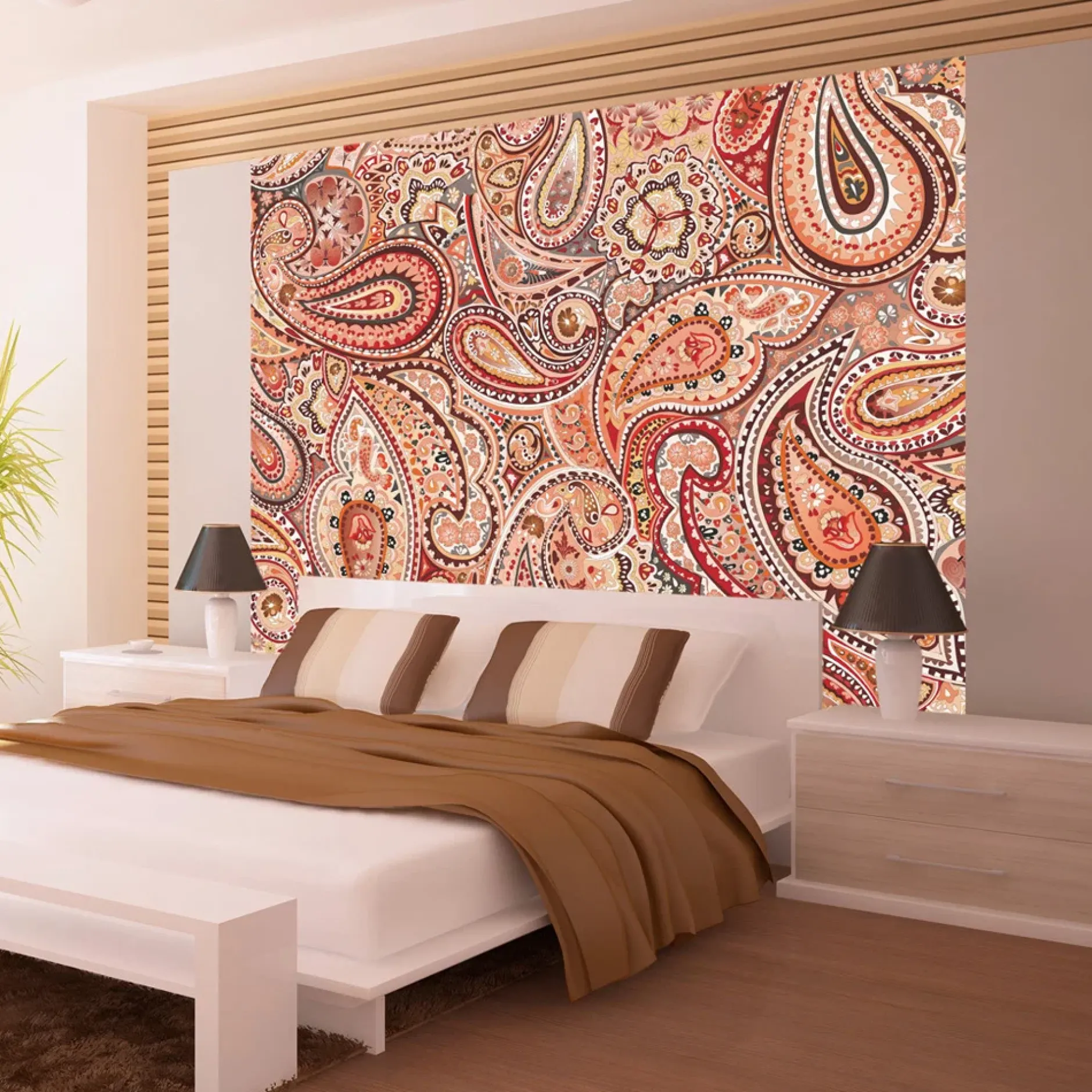 Tapete 'Ein bisschen Orient Paisley'