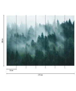 Tapete 'Enchanted Pines' 371x280cm