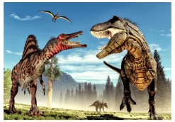 Tapete 'Fighting Dinosaurs'