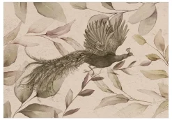 Tapete 'Flight of a Peacock - First Variant'