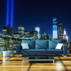 Tapete 'Floodlights over NYC'