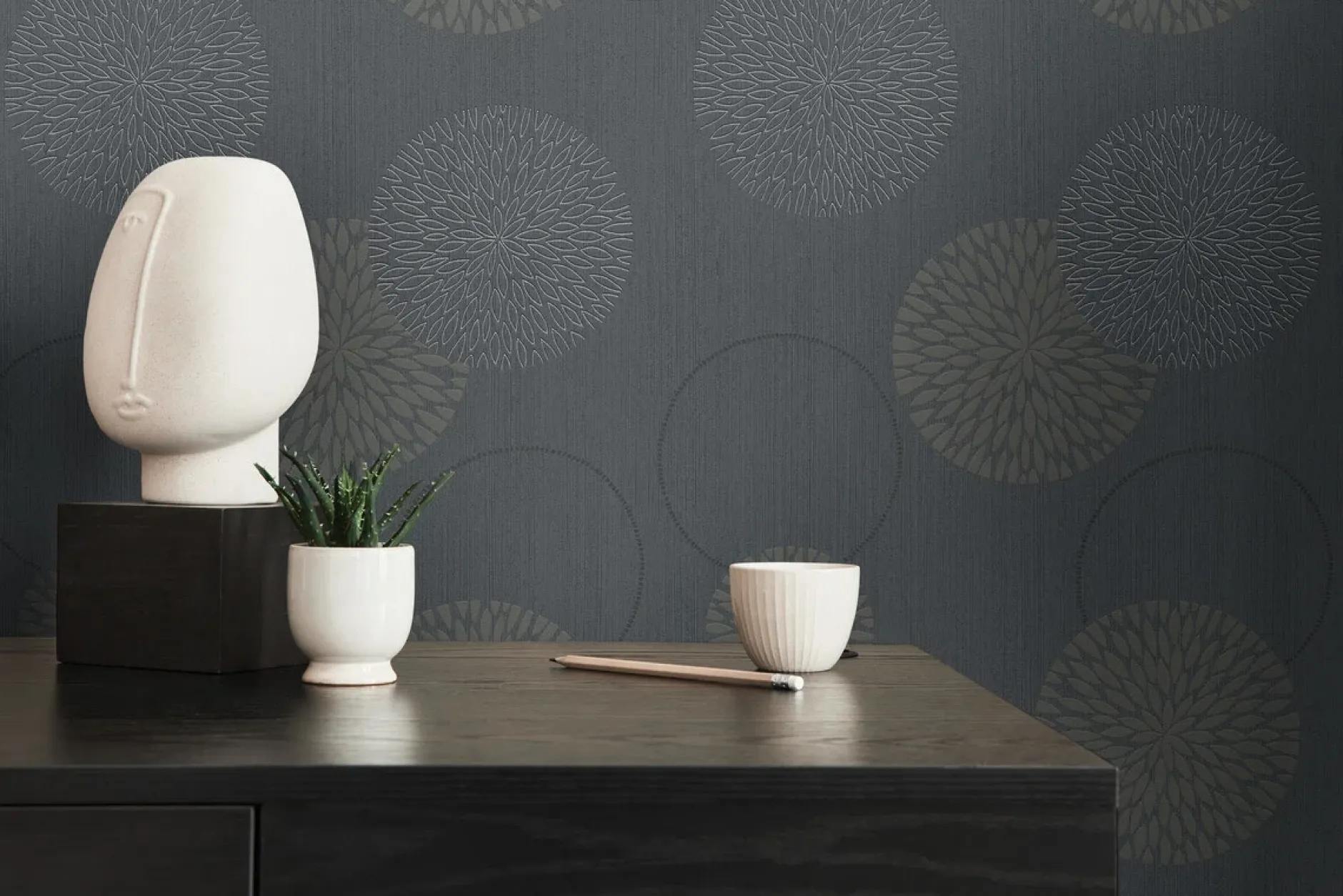 Tapete 'Floral Circles' 53x1005cm
