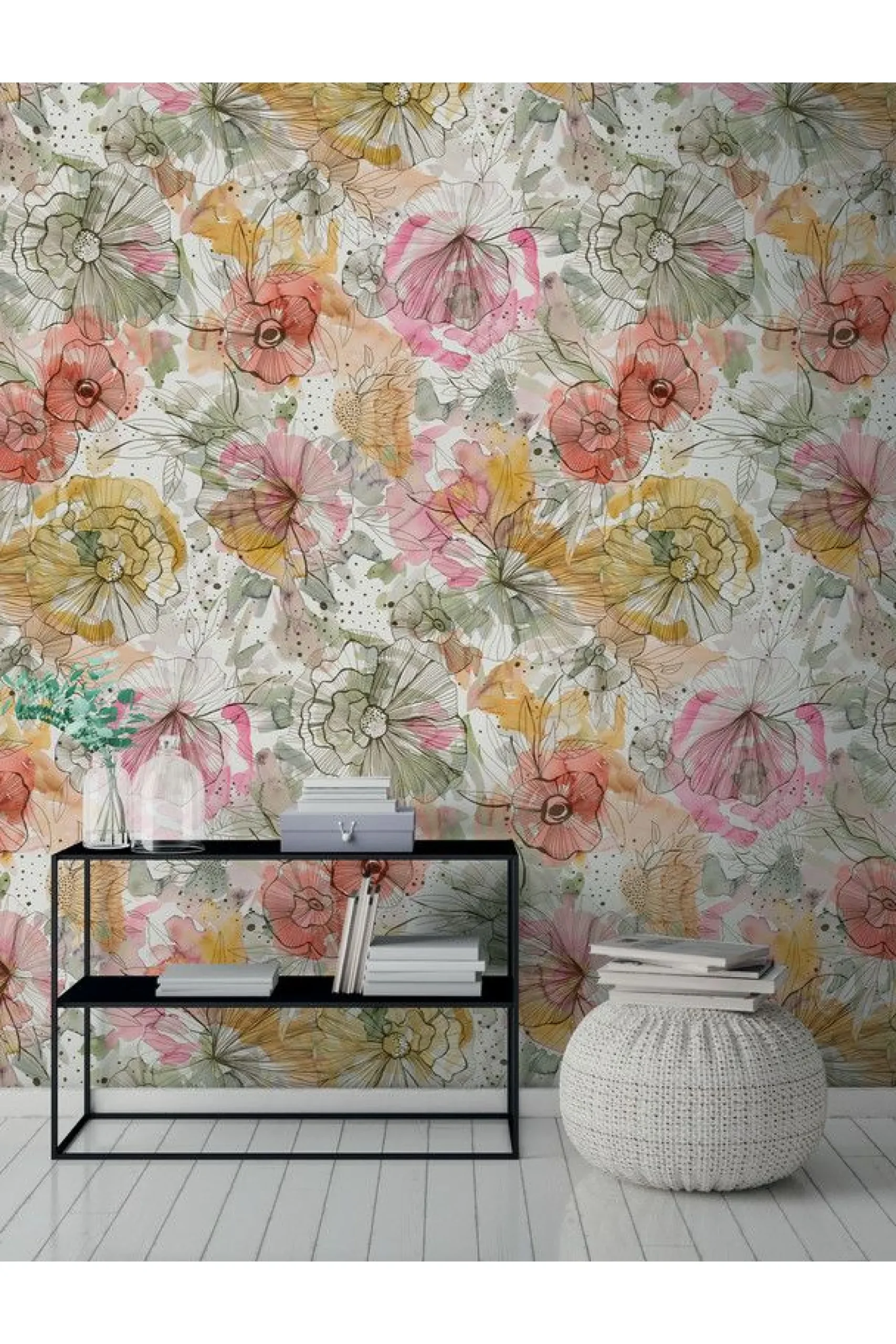 Tapete 'Floral Fusion' 159x280cm