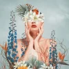 Tapete 'Floral Muse' 371x280cm