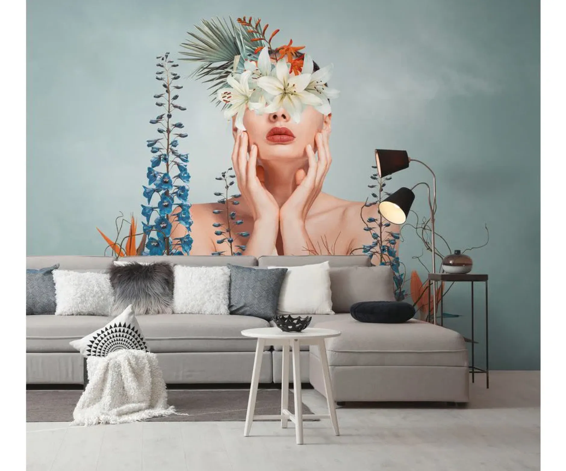 Tapete 'Floral Muse' 371x280cm